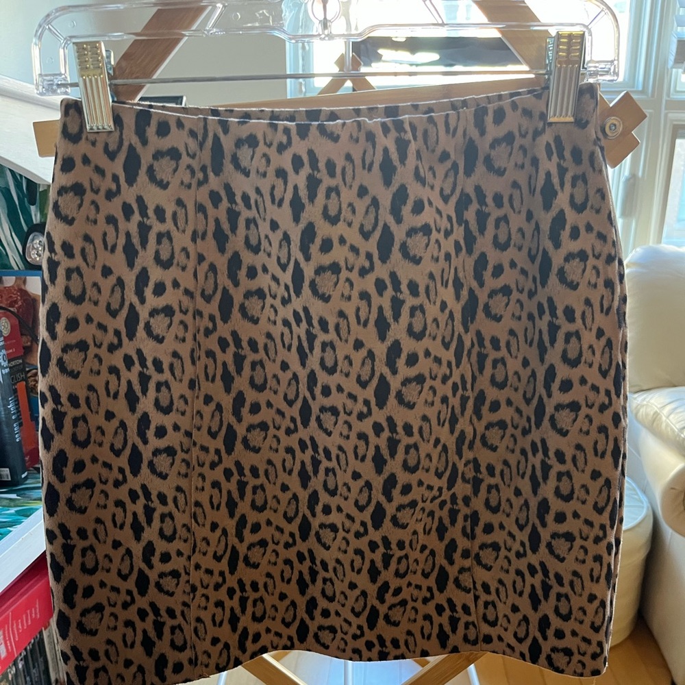 Fun cheetah print skirt!